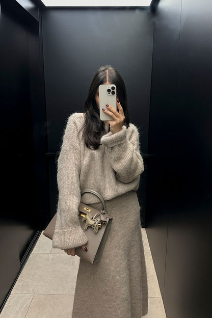 Robe pull de luxe