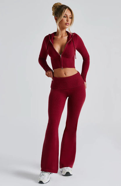 Ensemble de sport à capuche